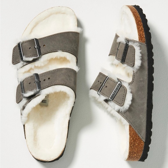Birkenstock Shoes - New!  Birkenstock Shearling Arizona Sandals